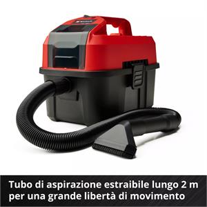 ASPIRATUTTO A BATTERIA EINHELL TE-VC 18/10 Li - SOLO in Utensileria