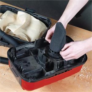 KIT 5 FILTRI PER ASPIRALIQUIDI 10 LITRI - IN SCHIUMA - ACCESSORI RICAMBI EINHELL 2351135 in Utensileria