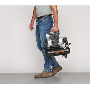 COMPRESSORE PORTATILE SILENZIOSO BD 100/6-ST - 1 HP - 6 LITRI in Utensileria