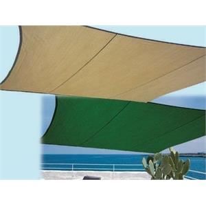 TELO OMBREGGIANTE RETTANGOLARE PRAIANO - 3X4 MT - VERDE in Arredamento giardino