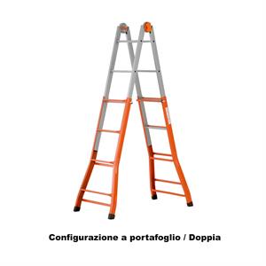 PEPPINA SCALA TELESC. FERRO MEDIA LEGGERA in Ferramenta