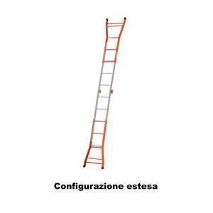 PEPPINA SCALA TELESC. FERRO MEDIA LEGGERA in Ferramenta