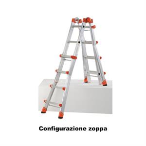 SCALA TELESCOPICA ALLUMINIO GIGANTISSIMA in Ferramenta