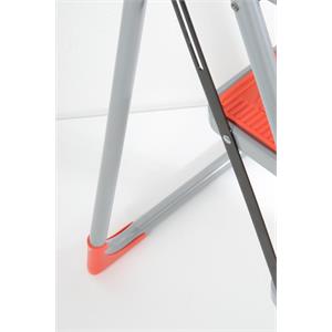 SGABELLO IN ACCIAIO CON 3 GRADINI LARGHI - 