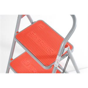 SGABELLO IN ACCIAIO CON 3 GRADINI LARGHI - 