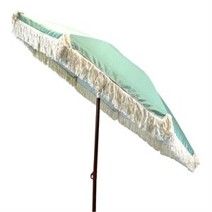 OMBRELLONE MARE LEGNO DIAMETRO 200CM TINTA UNITA in Arredamento giardino