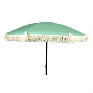 OMBRELLONE MARE LEGNO DIAMETRO 200CM TINTA UNITA in Arredamento giardino