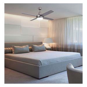 LAMPADARIO VENTILATORE DA SOFFITTO MODERNO ø122 GMR 63007 in Stufe e clima