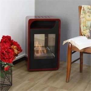 STUFA A BIOETANOLO FIAMMETTA JUNIOR STATICA - BORDEAUX in Stufe e clima