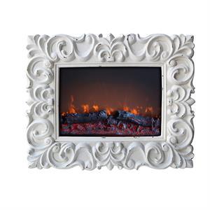 CAMINETTO ELETTRICO STILE SHABBY - MOD. 