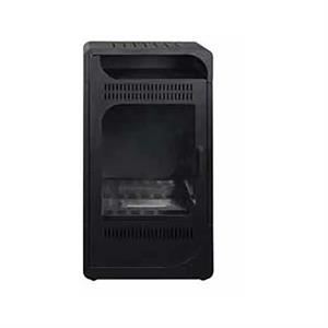 STUFA A COMBUSTIBILE BIOETANOLO 3500W FIAMMETTA VENTILATA NERA 35MQ in Stufe e clima