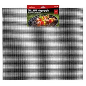 GRILL MAT - RETE GRIGLIA ANTIADERENTE RETTANGOLARE PER BARBECUE 45x40 CM in Arredamento giardino