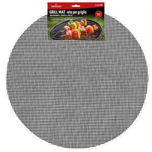 GRILL MAT - RETE GRIGLIA ANTIADERENTE ROTONDA PER BARBECUE DIAMETRO 50 CM in Arredamento giardino