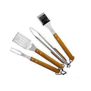 SET ACCESSORI BARBECUE CON GREMBIULE - 5 PEZZI in Arredamento giardino