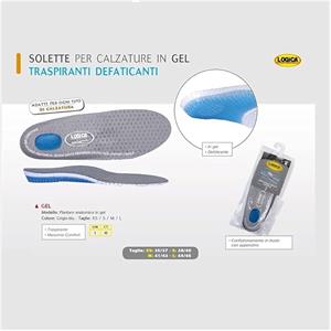 SOLETTA SCARPE IN GEL - PLANTARE ANATOMICO - GEL-M in Antinfortunistica