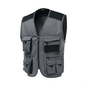 GILET MULTITASCA POLY/COTONE GRIGIO TAGLIA 2XL in Antinfortunistica
