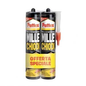 COLLA PATTEX MILLECHIODI RAPIDO FORTE BIPACK 2x400 GRAMMI in Vernici