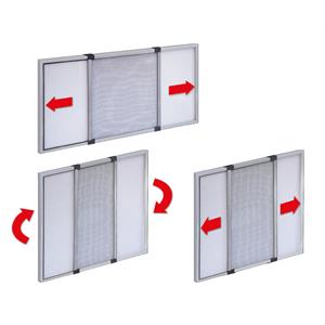 ZANZARIERA ESTENSIBILE PER FINESTRA IRS TELESIO 90x70 CM GRIGIA in Arredamento giardino