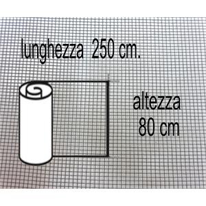RETE ZANZARIERA IN FIBRA DI VETRO IRS CLARISSA NET 80x250 cm GRIGIA in Arredamento giardino