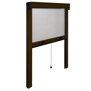 ZANZARIERA AVVOLGIBILE VERTICALE IRS SOTTILE 120X160CM MARRONE in Arredamento giardino