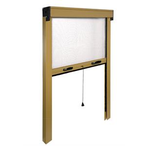 ZANZARIERA AVVOLGIBILE VERTICALE IRS SOTTILE 120X160CM BRONZO in Arredamento giardino
