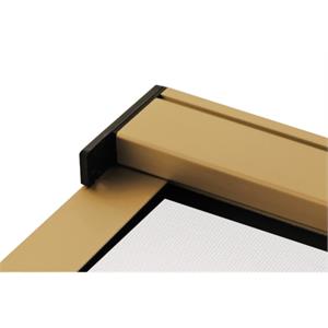 ZANZARIERA AVVOLGIBILE VERTICALE IRS SOTTILE 160X160CM BRONZO in Arredamento giardino