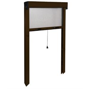 ZANZARIERA AVVOLGIBILE VERTICALE IRS SOTTILE 140X240CM MARRONE in Arredamento giardino