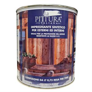 IMPREGNANTE SINTETICO PER LEGNO PALISSANDRO LA PITTURA ITALIANA 750ML in Vernici