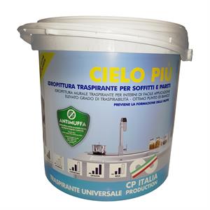 IDROPITTURA ANTIMUFFA PER INTERNI CIELO PIÙ 5LT in Vernici