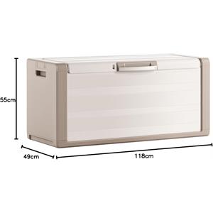 BAULE KETER GULLIVER IN RESINA 118X49X55H CM in Arredamento giardino