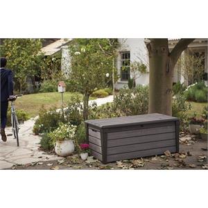 BAULE BAULE PORTA ATTREZZI DA GIARDINO KETER BRUSHWOOD GRAFITE in Arredamento giardino