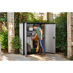 ARMADIO PORTA ATTREZZI DA GIARDINO KETER HIGH-STORE+ DUOTECH in Arredamento giardino