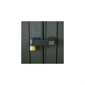 CASETTA DA GIARDINO 2 PORTE PAVIMENTO FINESTRE IN POLICARBONATO - CM 214X218X226H GRIGIO EFFETTO LEGNO – KETER ARTISAN 7X7 in Arredamento giardino