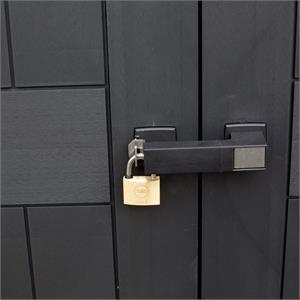 CASETTA DA GIARDINO KETER OAKLAND 757  CM 229X223,5X242H CON PAVIMENTO FINESTRE E LUCERNARIO in Arredamento giardino