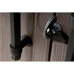 CASETTA DA GIARDINO KETER FACTOR 8X8 COLORE BEIGE PORTA BATTENTE DOPPIA 256,5X255X243 CM in Arredamento giardino