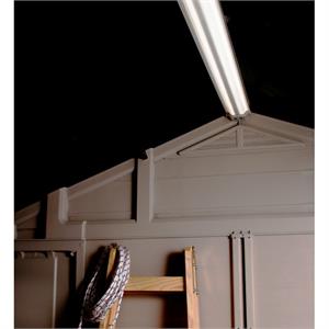 CASETTA DA GIARDINO KETER FACTOR 8X8 COLORE BEIGE PORTA BATTENTE DOPPIA 256,5X255X243 CM in Arredamento giardino