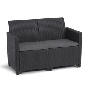 SALOTTO DA GIARDINO - MARIE LOUNGE - KETER - SET TAVOLO E SEDIE 4 POSTI in Arredamento giardino