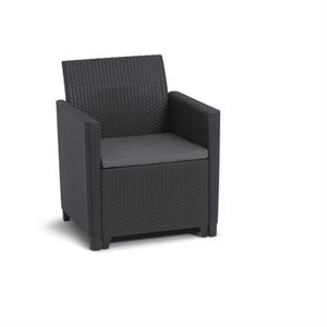 SALOTTO DA GIARDINO - MARIE LOUNGE - KETER - SET TAVOLO E SEDIE 4 POSTI in Arredamento giardino