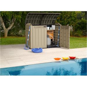 ARMADIO PORTA ATTREZZI DA GIARDINO KETER STORE IT OUT ULTRA BEIGE in Arredamento giardino