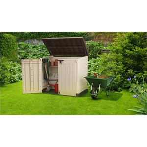 ARMADIO PORTA ATTREZZI DA GIARDINO KETER STORE IT OUT MAX BEIGE in Arredamento giardino