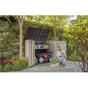 ARMADIO PORTA ATTREZZI DA GIARDINO KETER STORE IT OUT ARC BEIGE in Arredamento giardino