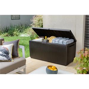 BAULE BAULE PORTA ATTREZZI DA GIARDINO KETER SPRINGWOOD MARRONE in Arredamento giardino