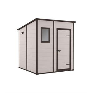 CASETTA DA GIARDINO KETER MANOR PENT 6X6 BEIGE 183,5X185X200 CM in Arredamento giardino