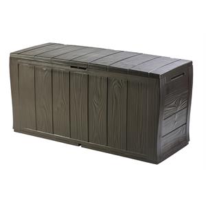 BAULE BAULE PORTA ATTREZZI DA GIARDINO KETER SHERWOOD MARRONE in Arredamento giardino