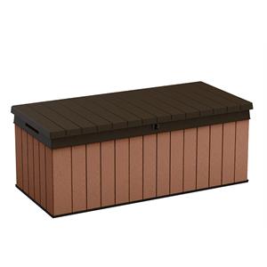 BAULE PORTA ATTREZZI KETER DARWIN BOX 100G EVOTECH MARRONE in Arredamento giardino