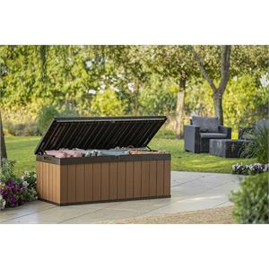 BAULE PORTA ATTREZZI KETER DARWIN BOX 100G EVOTECH MARRONE in Arredamento giardino