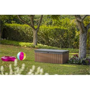 BAULE PORTA ATTREZZI KETER DARWIN BOX 100G EVOTECH MARRONE in Arredamento giardino
