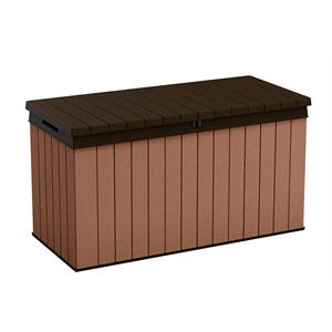 BAULE PORTA ATTREZZI KETER DARWIN BOX 150G EVOTECH MARRONE in Arredamento giardino