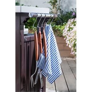 TAVOLO PER BARBECUE KETER UNITY GRAFITE in Arredamento giardino