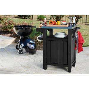 TAVOLO PER BARBECUE KETER UNITY GRAFITE in Arredamento giardino